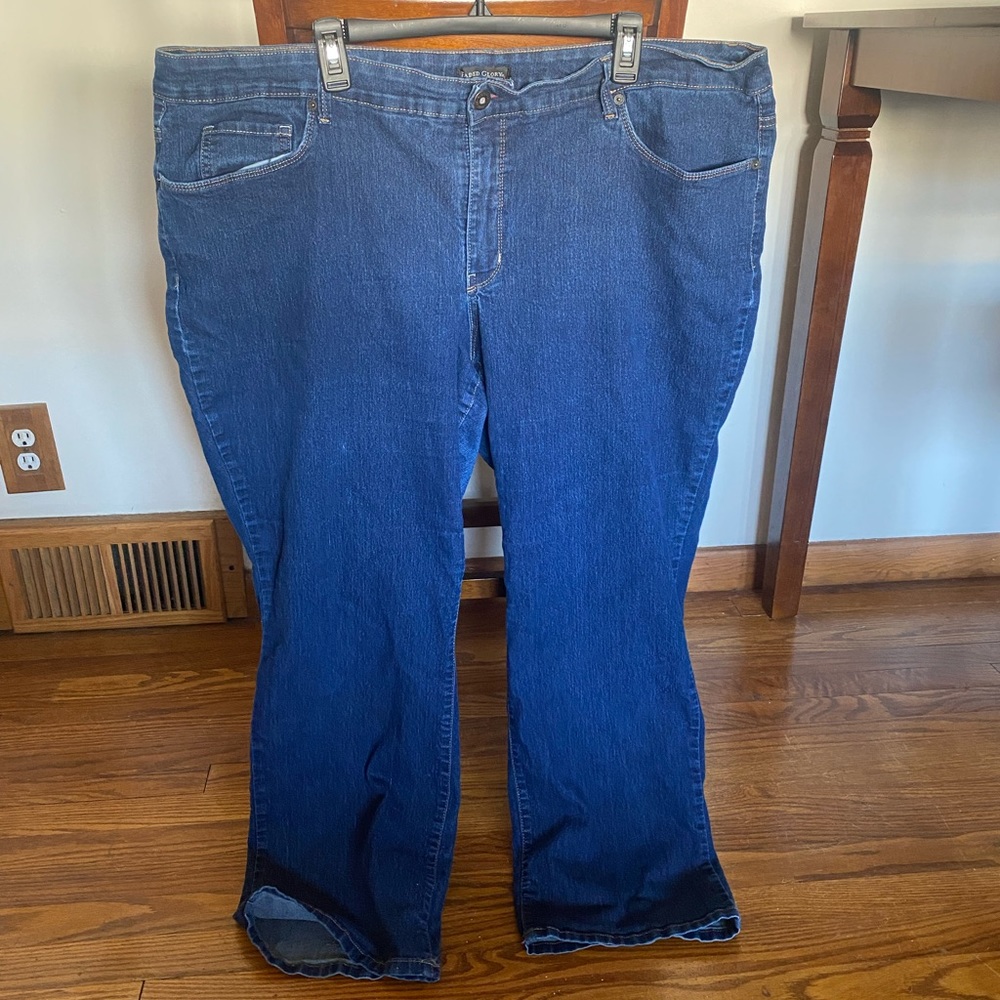 Faded Glory Women’s Blue Jeans Size 23W x 41L